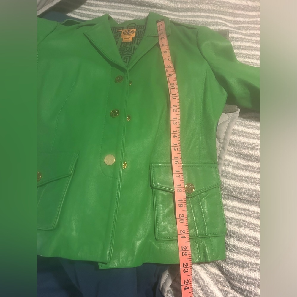 Good condition Tory Burch leather jacket - Picture 10 of 12